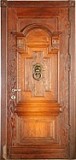 Стальная элитная дверь с массивом дуба и противосъёмными петлями